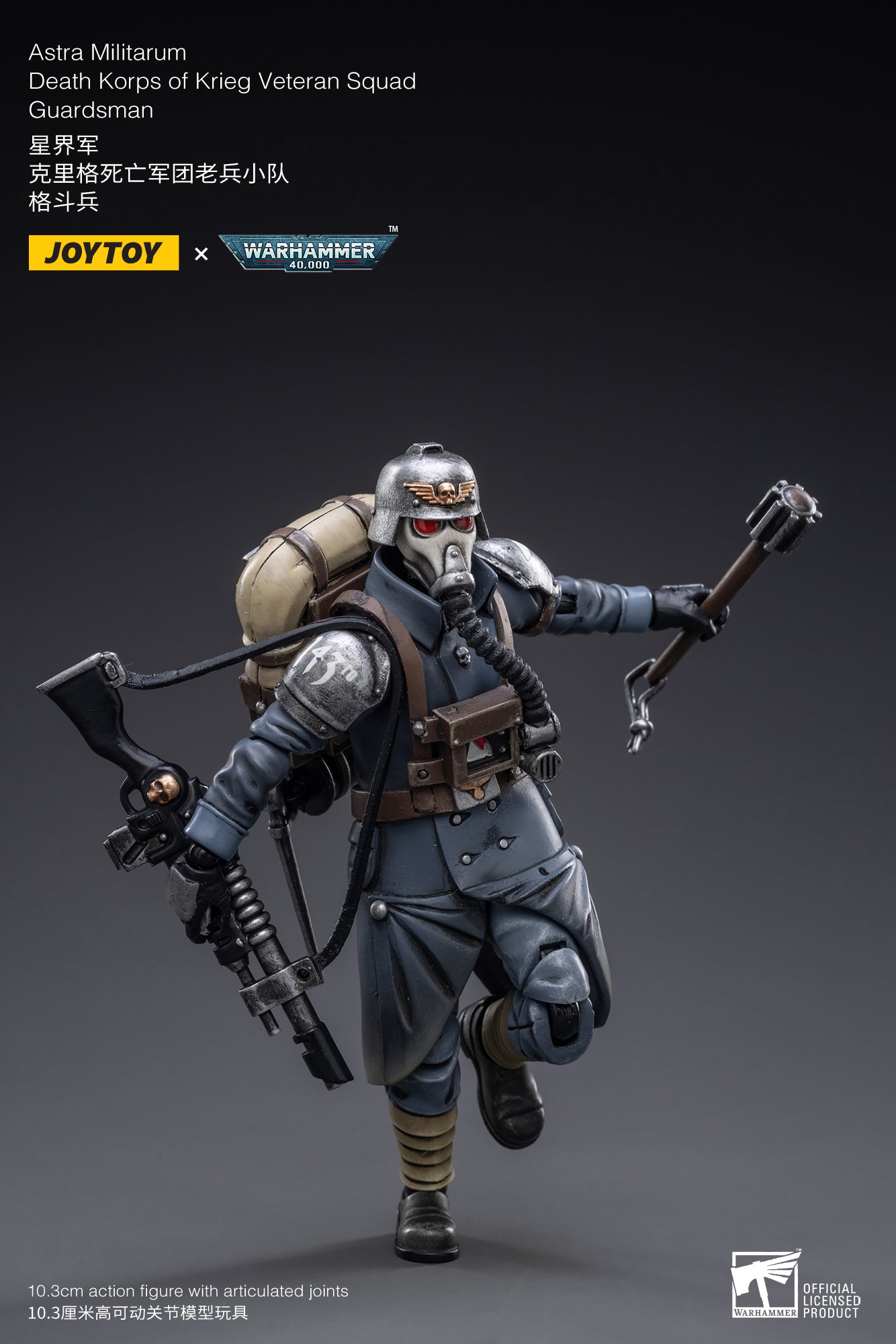 Astra Militarum Death Korps of Krieg Veteran Squad (ReRun)- Warhammer 40K Action Figure By JOYTOY
