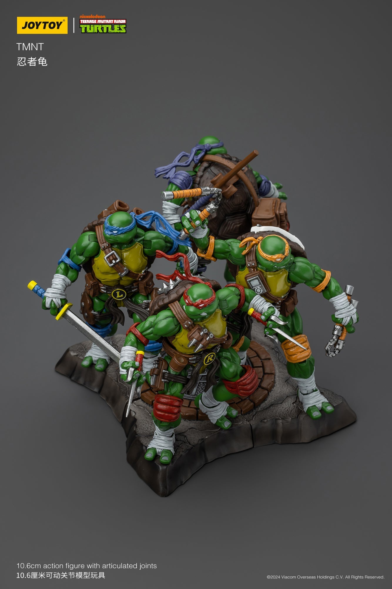 (RE-Run) TMNT - Wave 1 - TMNT Action Figure By JOYTOY