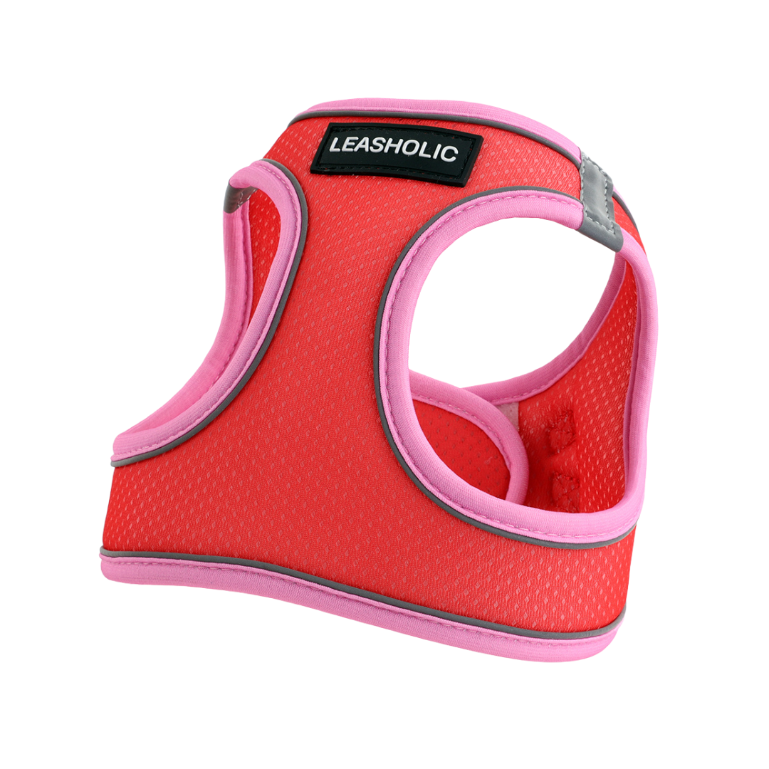 Ultra Light Harness - Crimson with Pink