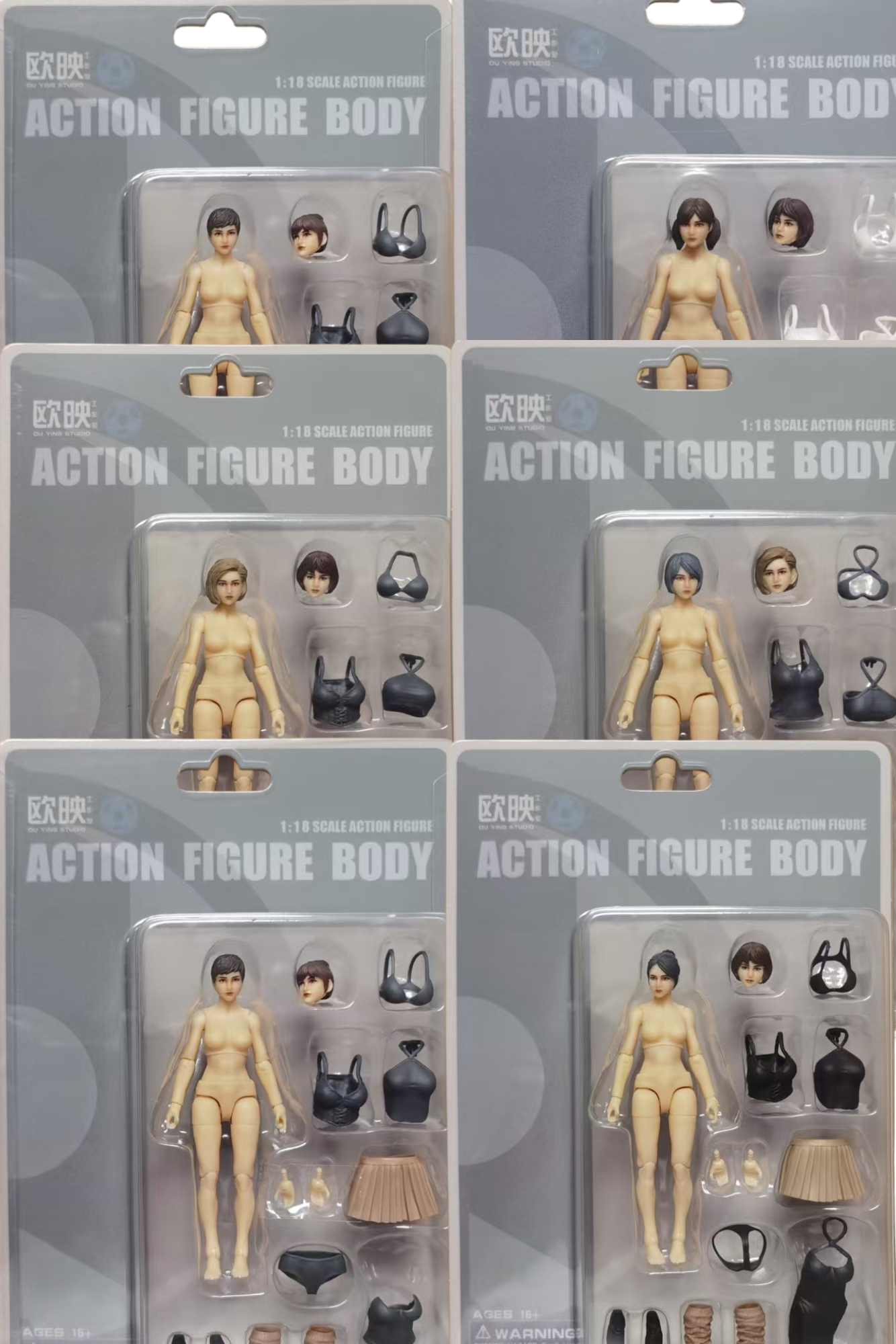 (INSTOCK) EFSA - Female-body - 1/18 Action Figure by Planet Green Valley