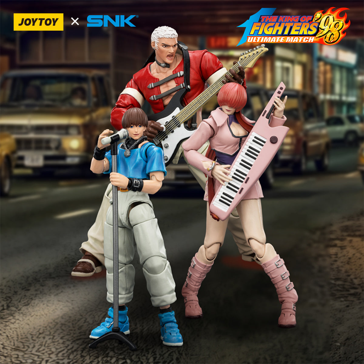 (CUTOFF APR 5 ) KOF'98UM Orochi Team -SNK KOF 1/18 Action Figure By JOYTOY