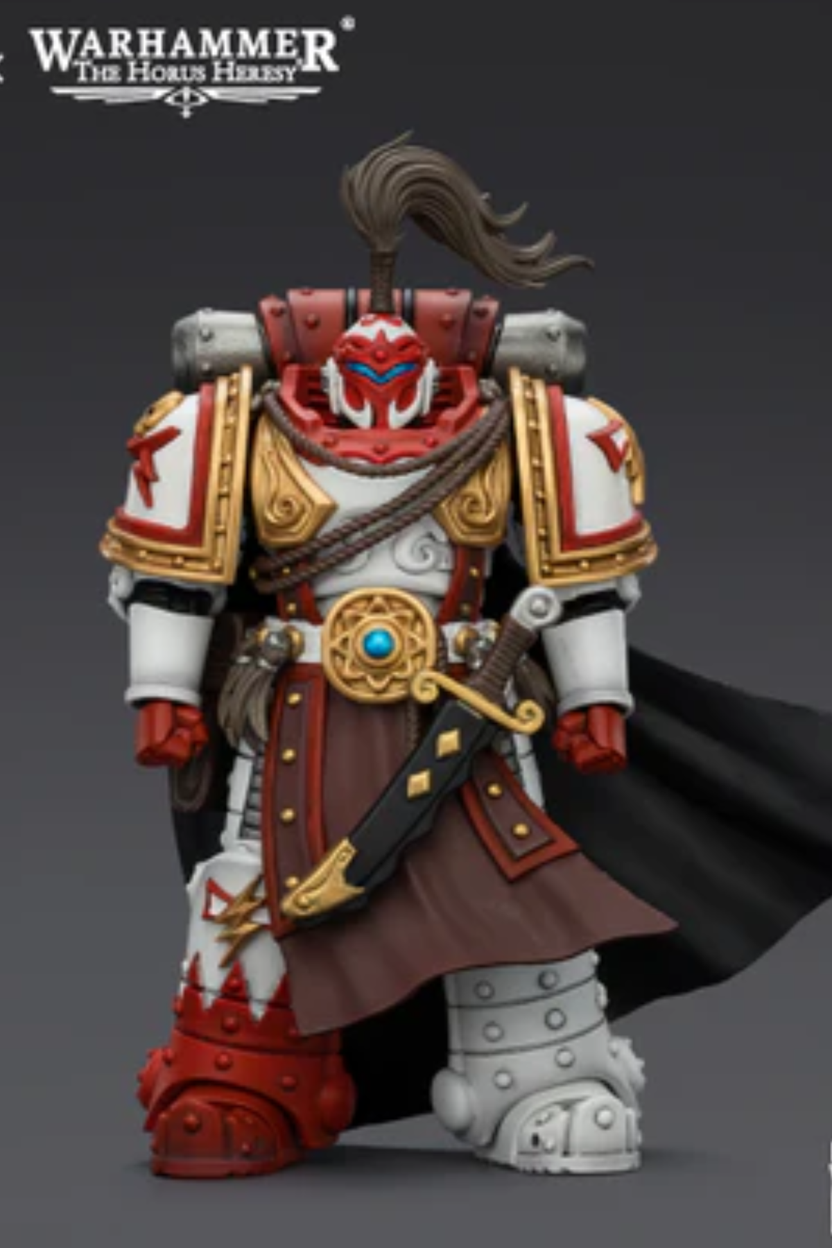 (20 MAR CUTOFF) White Scars Qin Xa & Hibou Khan &Contemptor Dreadnought-Warhammer 40k 1/18 Action Figure By JOYTOY