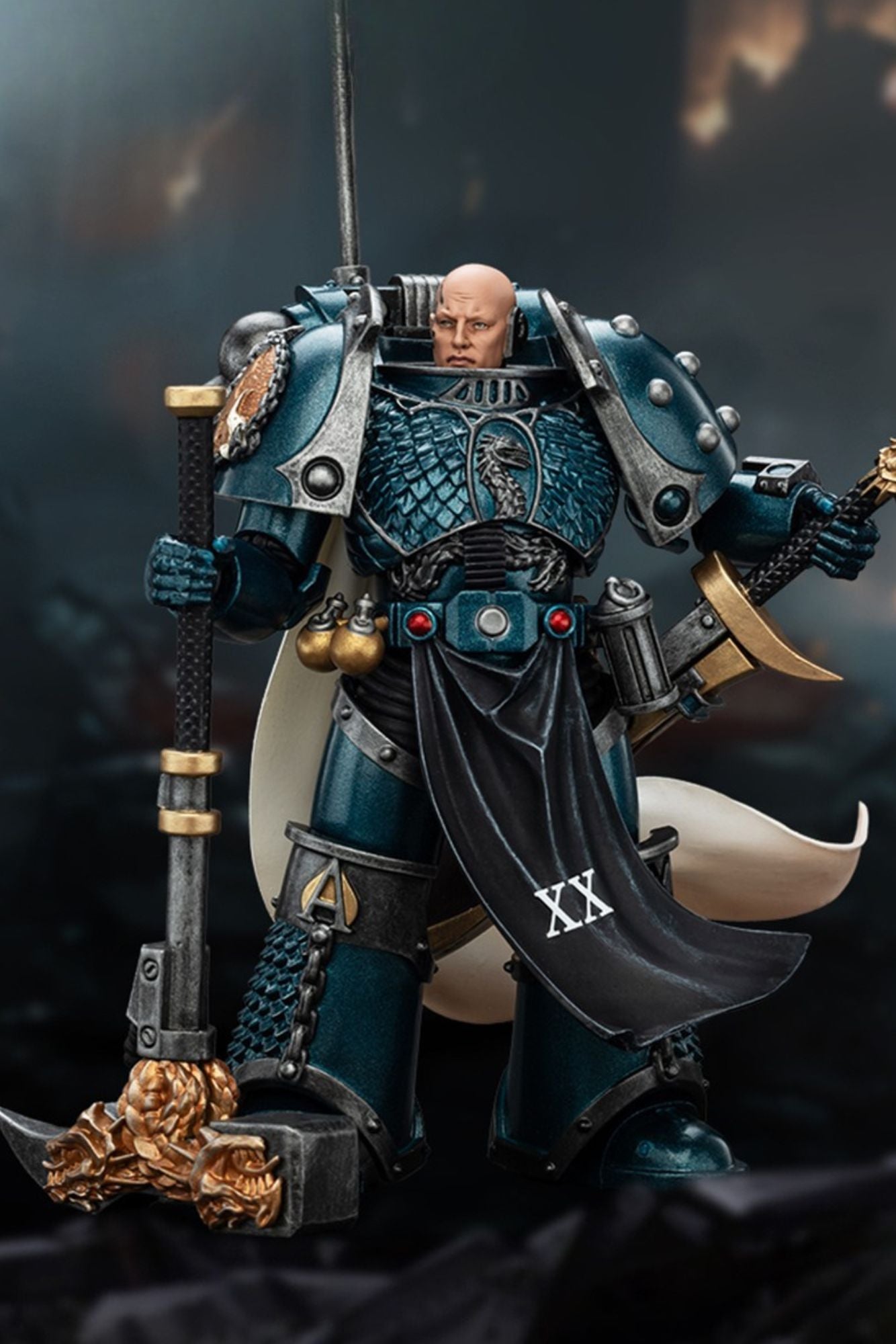 Alpha Legion Harrowmaster Armillus Dynat - Warhammer "The Horus Heresy" 1/18 Action Figure By JOYTOY