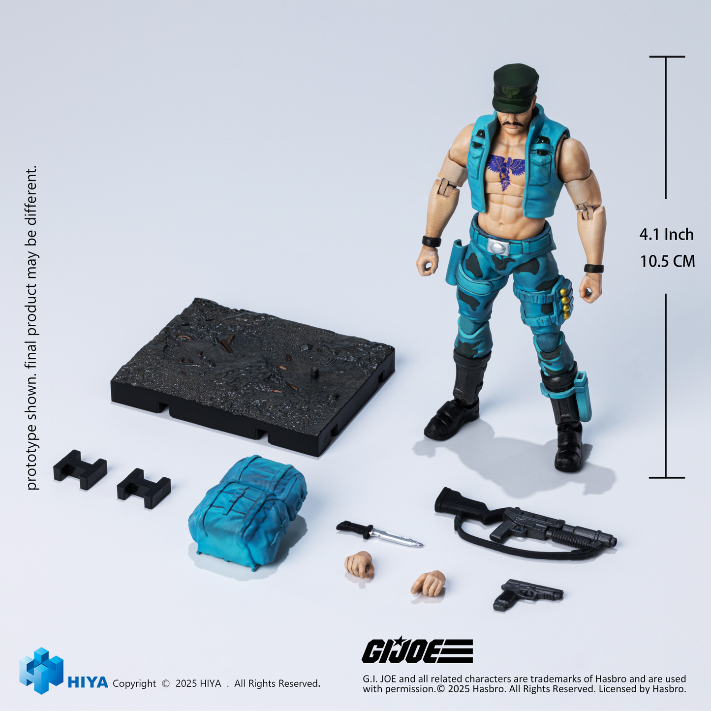 G.I.Joe Gung-Ho Marine Version Exquisite Mini Series - 1/18 Scale Action Figure By HIYA Toys