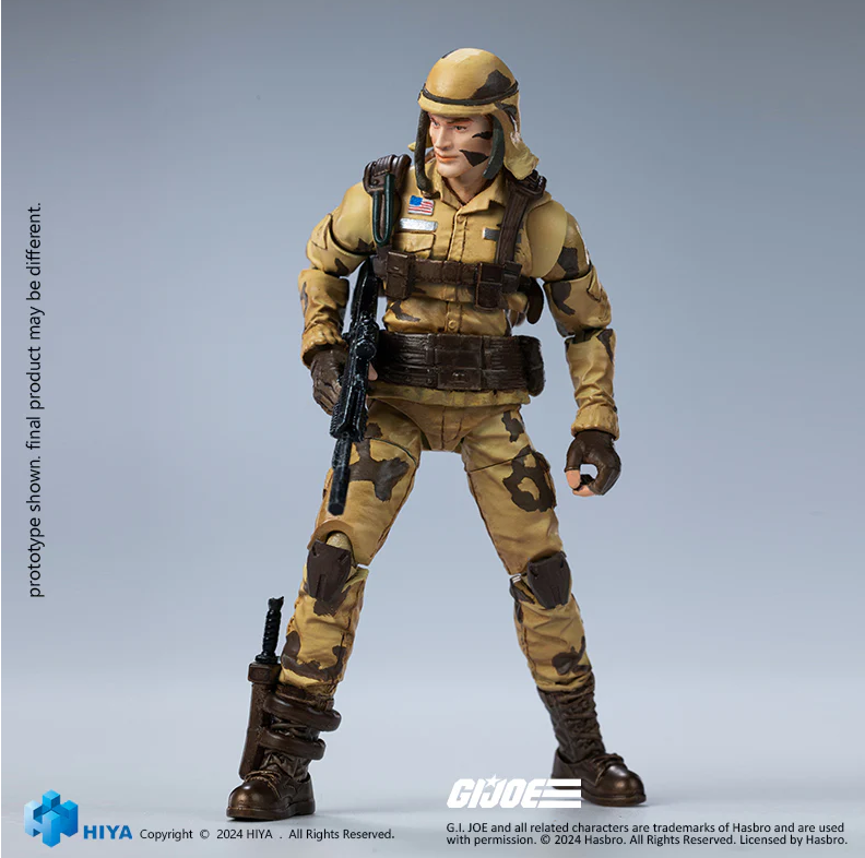 Exquisite Mini Series 1/18 Scale G.I.Joe Dusty - Action Figure By HIYA Toys