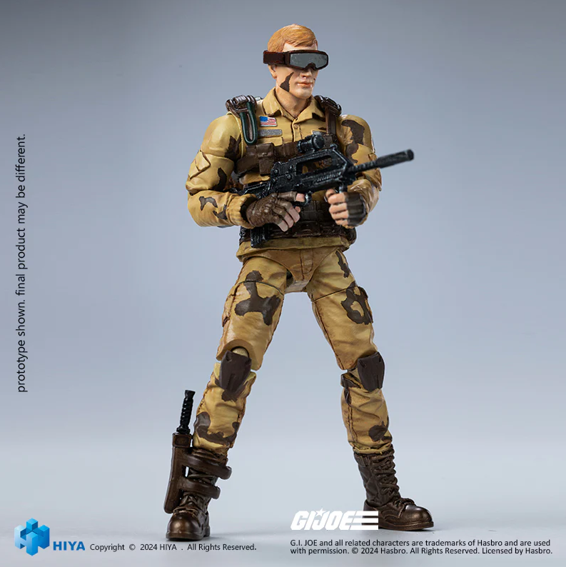 Exquisite Mini Series 1/18 Scale G.I.Joe Dusty - Action Figure By HIYA Toys
