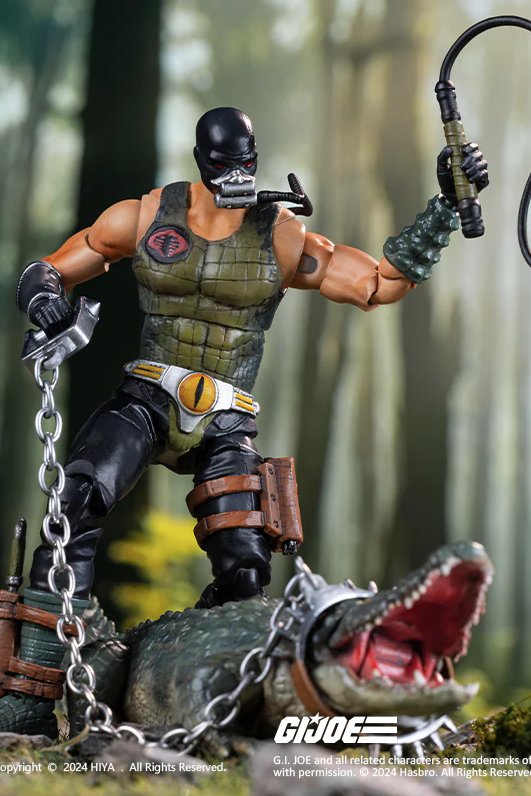 Exquisite Mini Series 1/18 Scale G.I.Joe Croc Master&Fiona - Action Figure By HIYA Toys