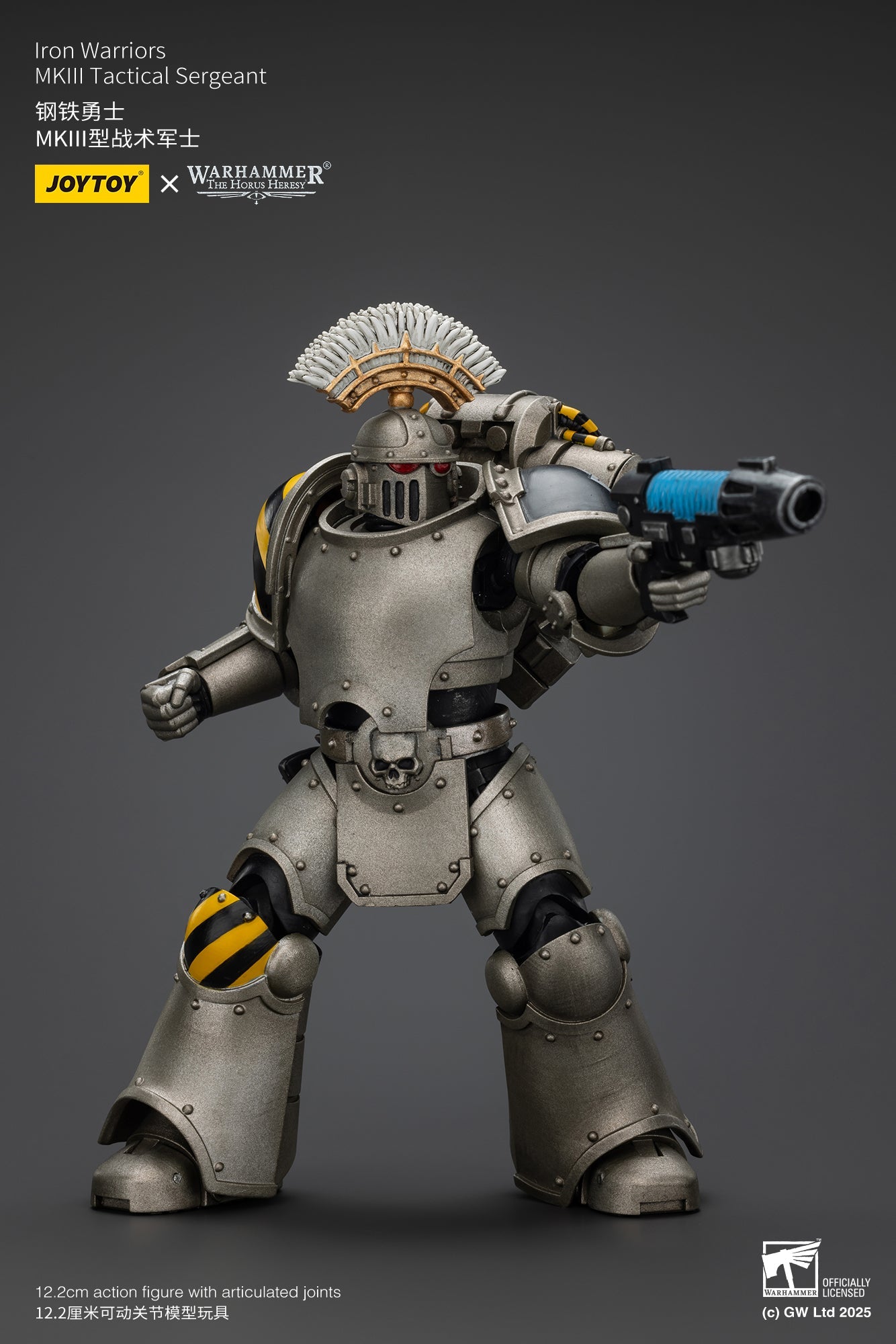 Iron Warriors MKlll Tactical - Warhammer "The Horus Heresy"1/18 Action Figure By JOYTOY