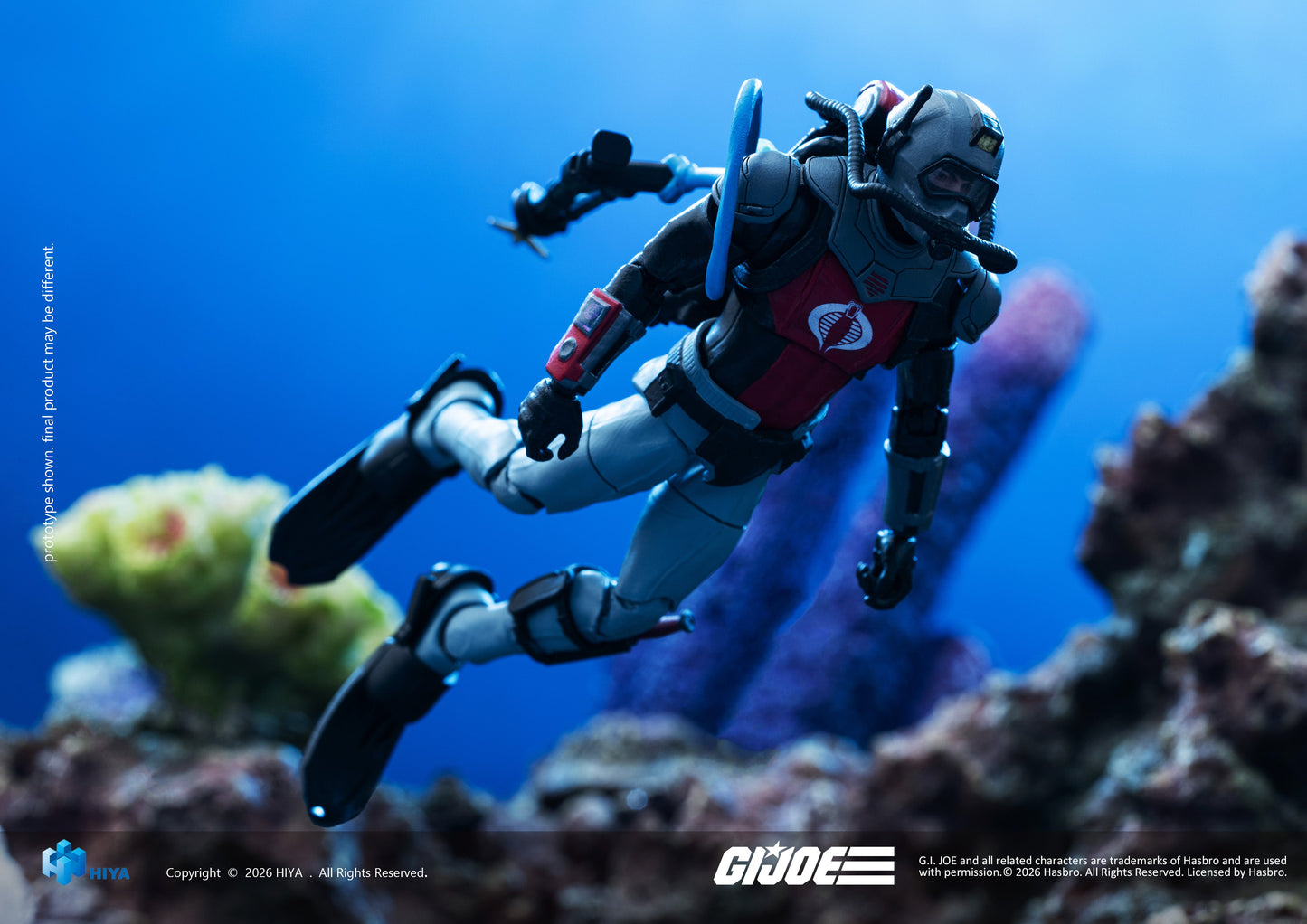 (31 MAR CUTOFF)Cobra Eel - G.I JOE EMG0458 -1/18 Scale Action Figure By HIYA Toys