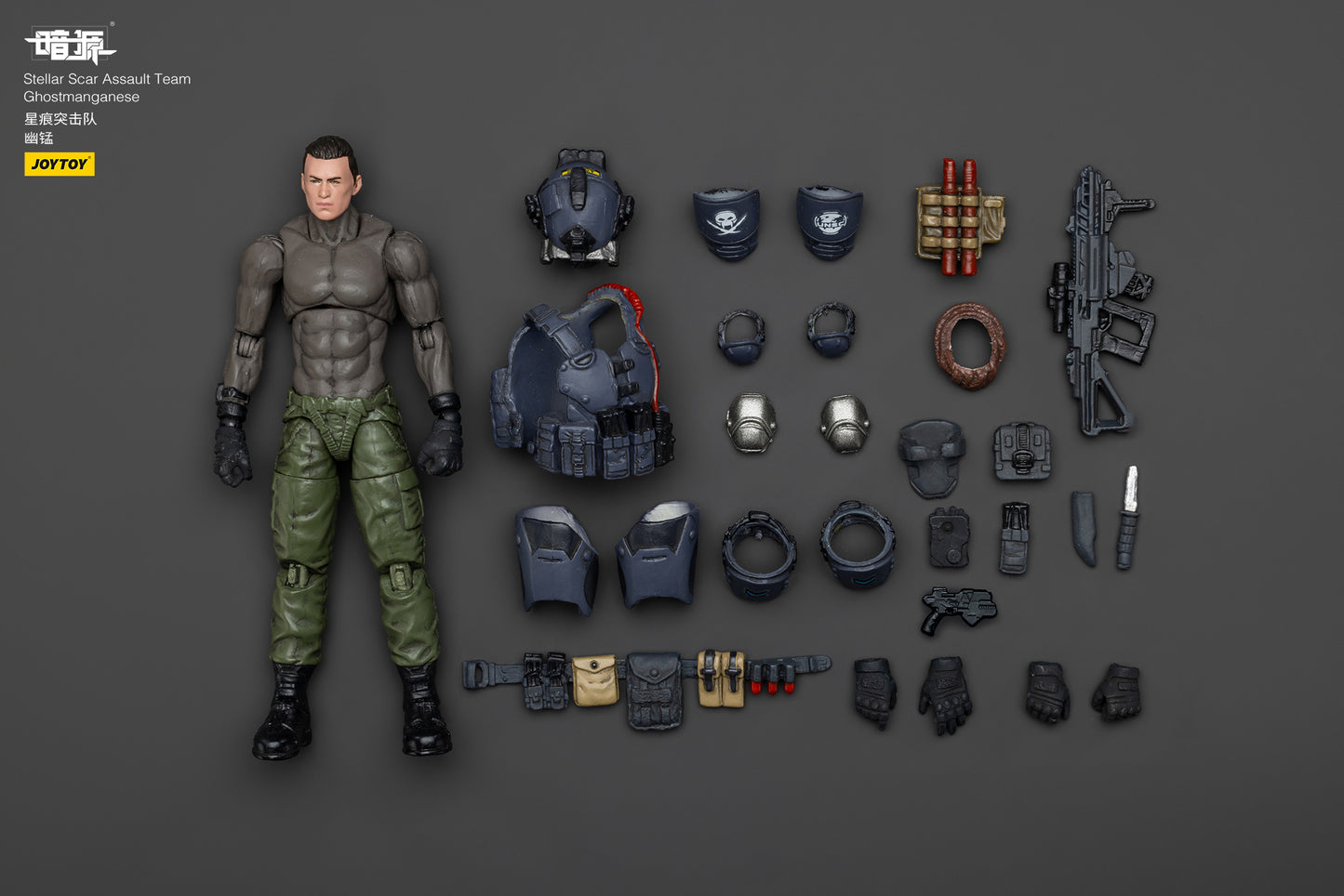Stellar Scar Assault Team Gravelgold Action Figure by JOYTOY