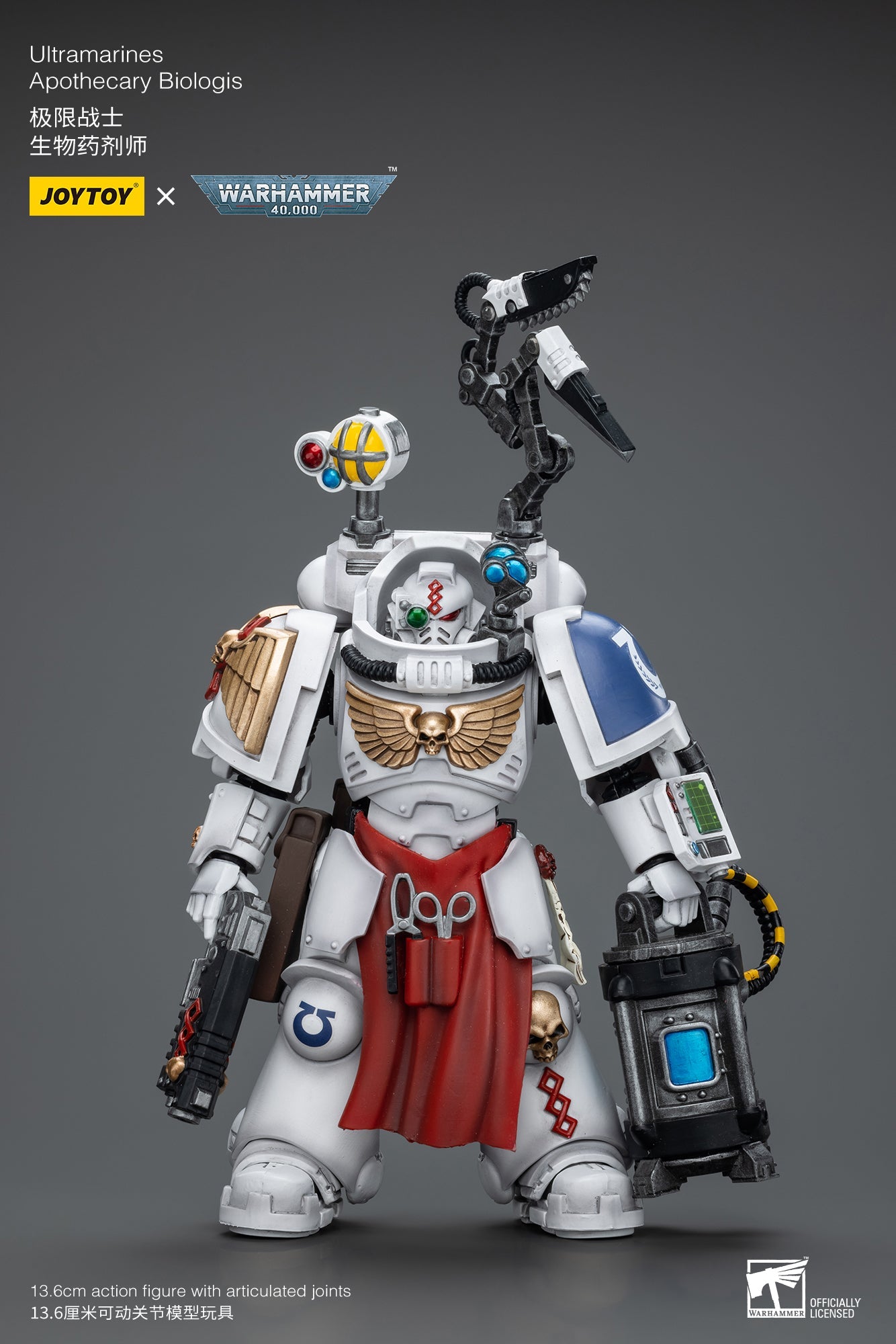 Uitramarines Apothecary Biologis  - Warhammer 40K Action Figure By JOYTOY