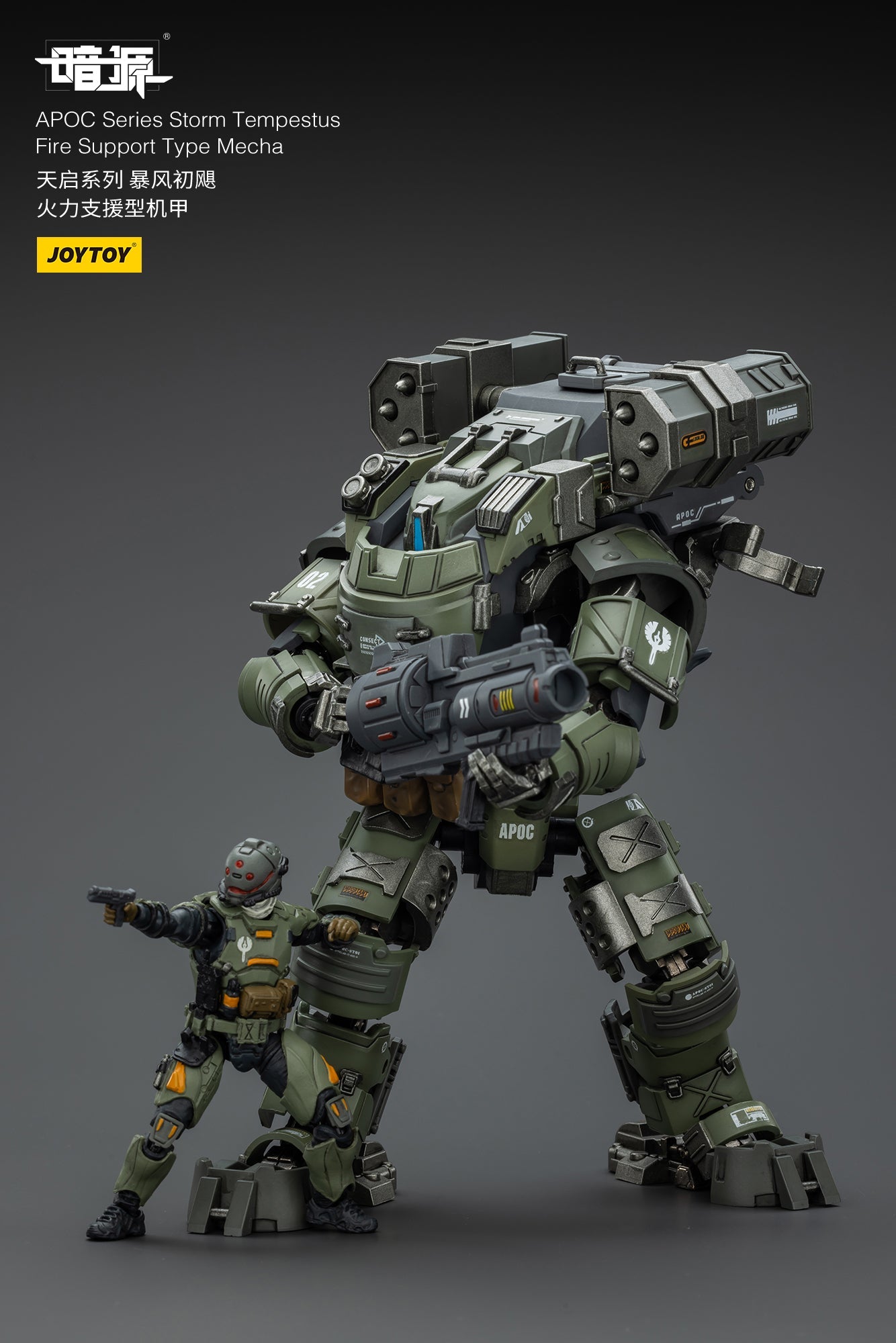 1/25 APOC Series Bedrock Standard Combat / Support Type Mecha Pilot (2pcs free shipping)