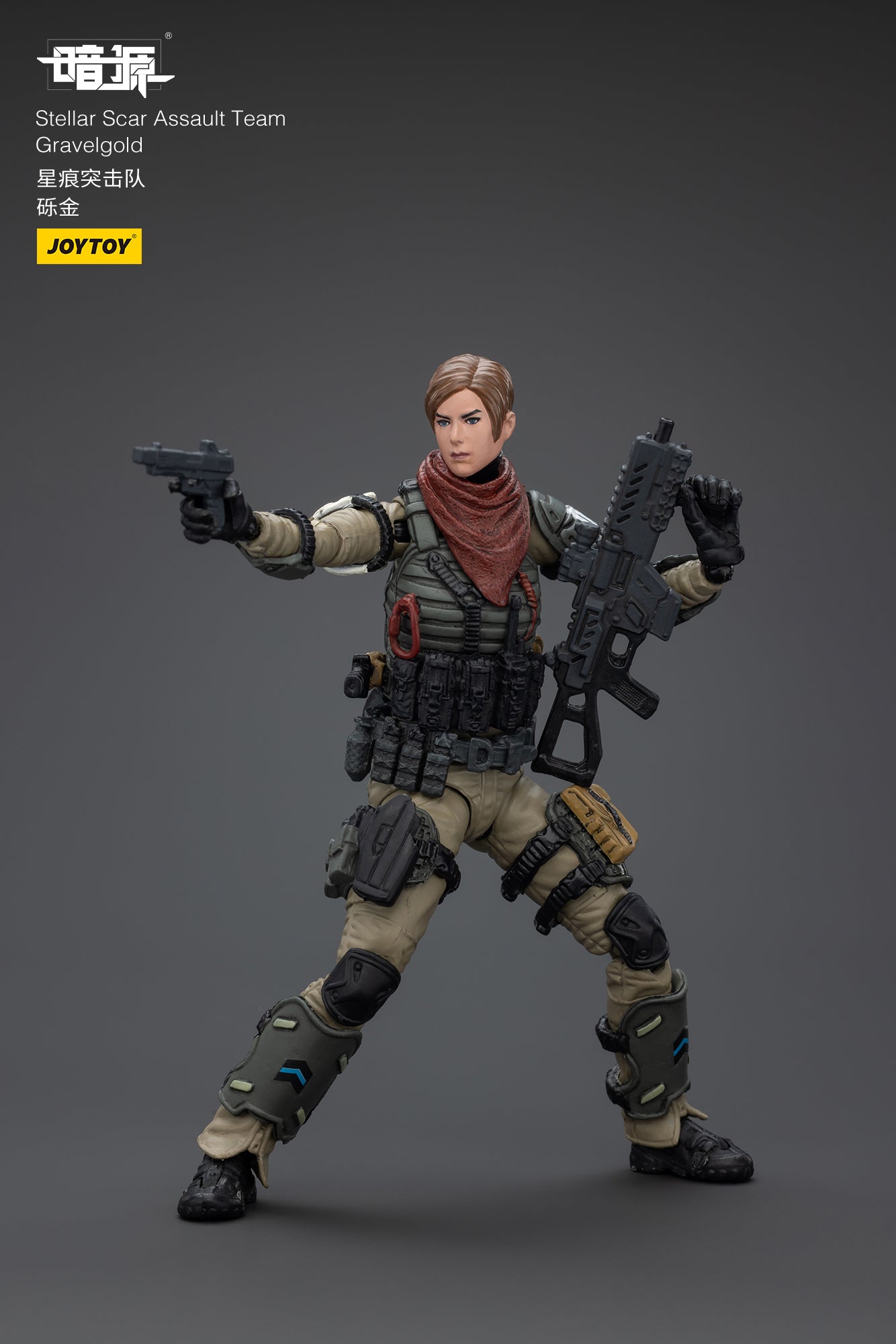 Stellar Scar Assault Team Gravelgold Action Figure by JOYTOY