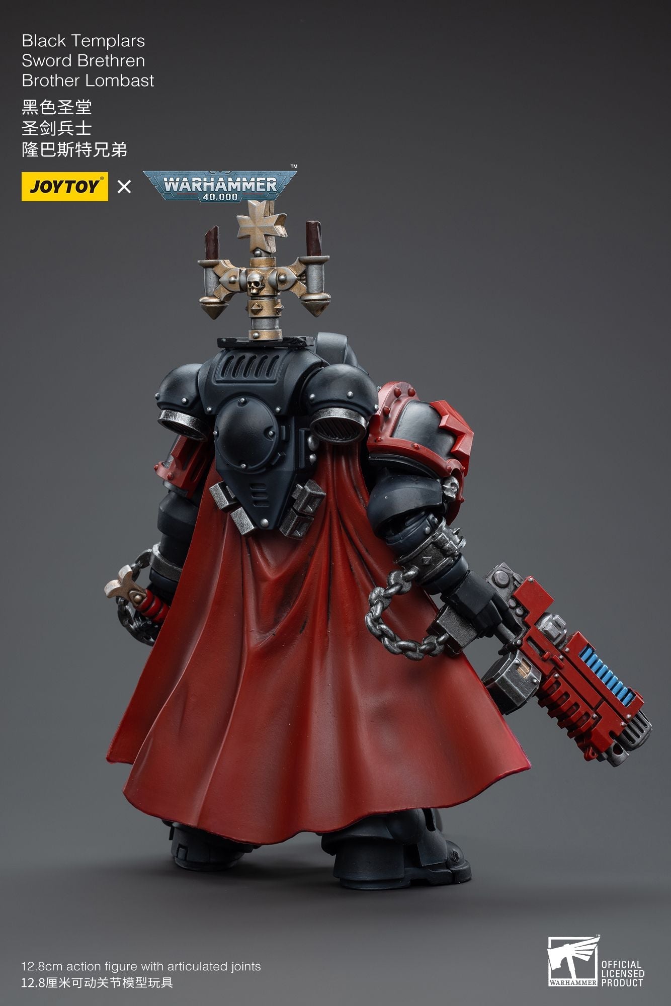 Black Templars Sword Brethren Brother Lombast - Warhammer 40K Action Figure By JOYTOY