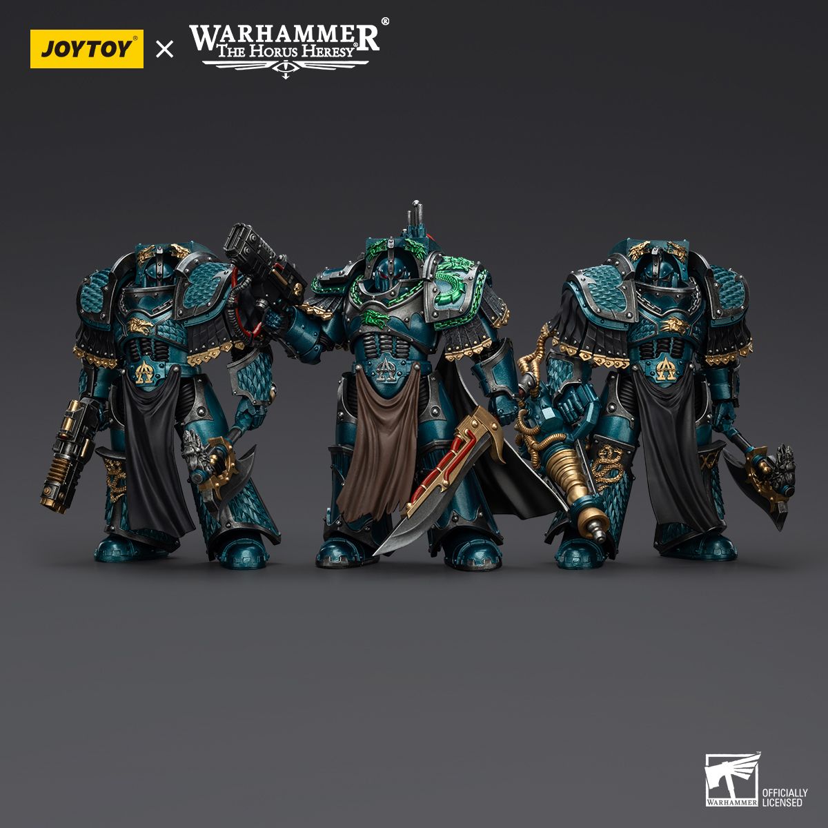 Alpha Legion Praetor and Terminator - Warhammer "The Horus Heresy" 1/18 Action Figure By JOYTOY