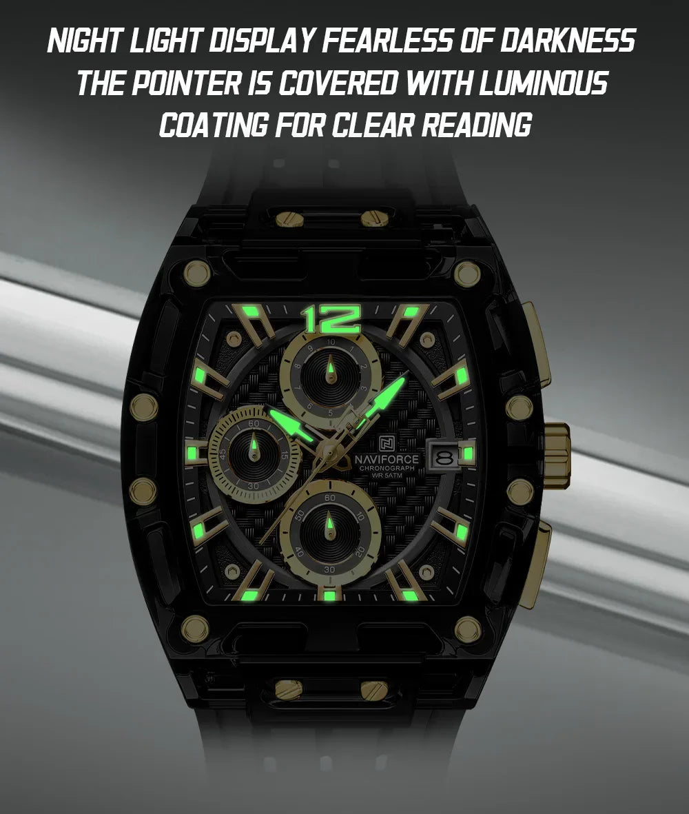 NAVIFORCE 7105-High-Quality Waterproof Watch