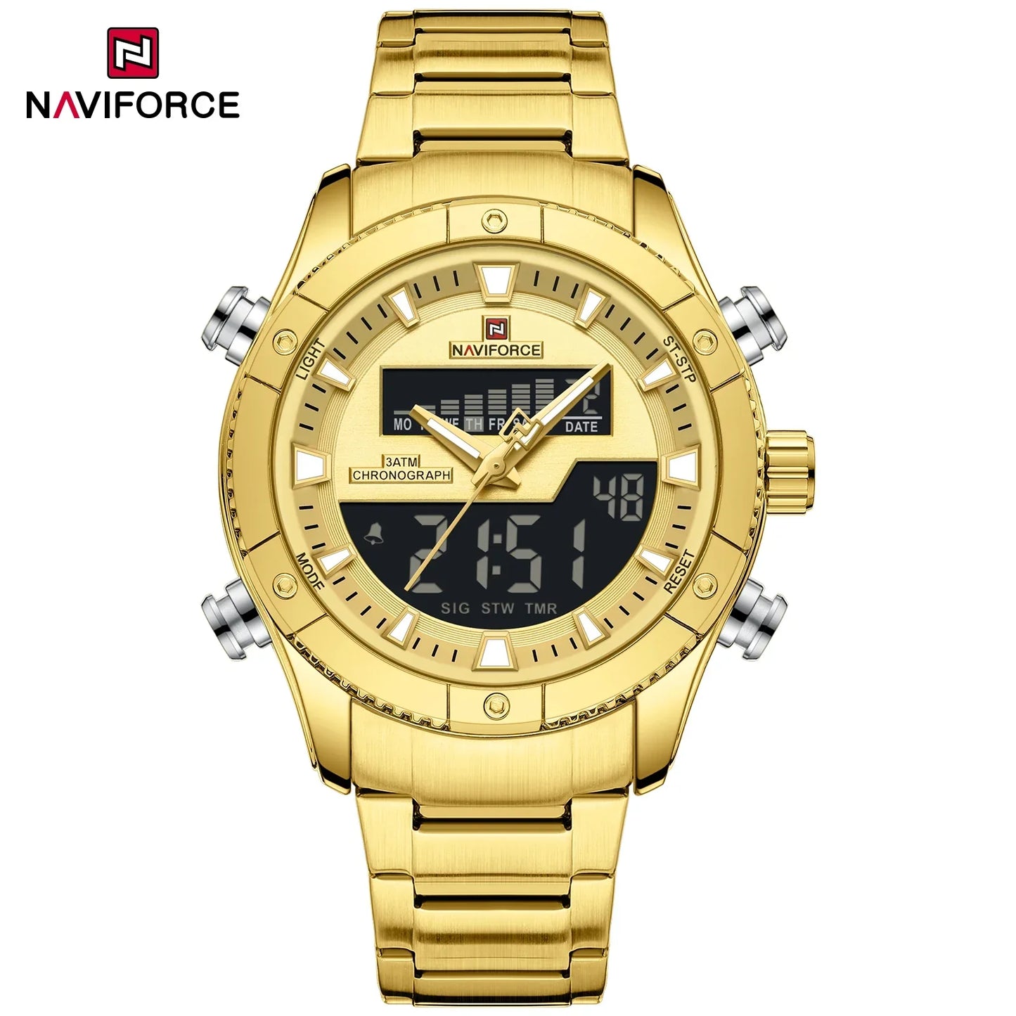NAVIFORCE Watch 9259 Business Waterproof Quartz Watch.