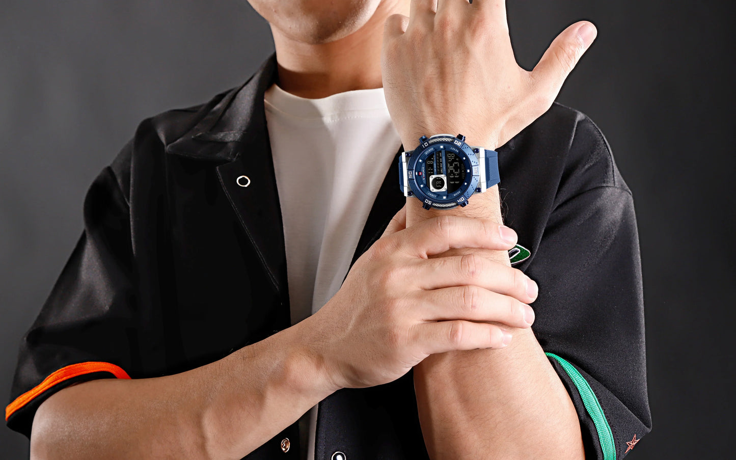 NAVIFORCE Watch 9241T Business Waterproof Quartz Watch.