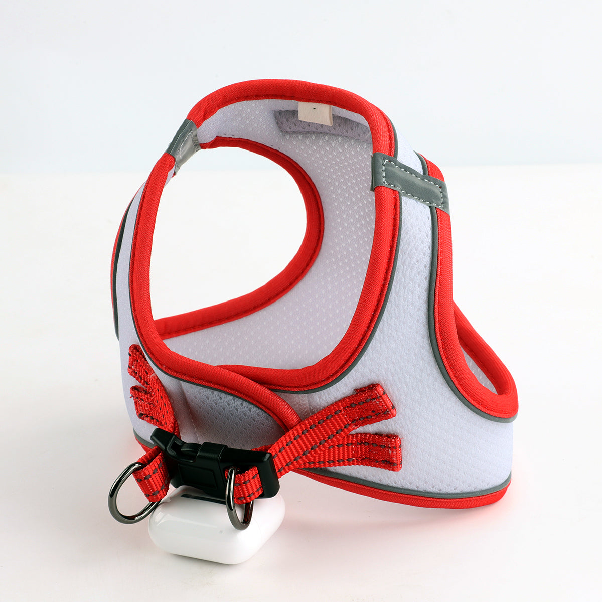 Ultra Light Harness - Snow with Red