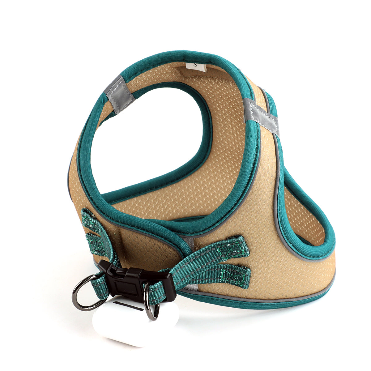 Ultra Light Harness - Sand with Green