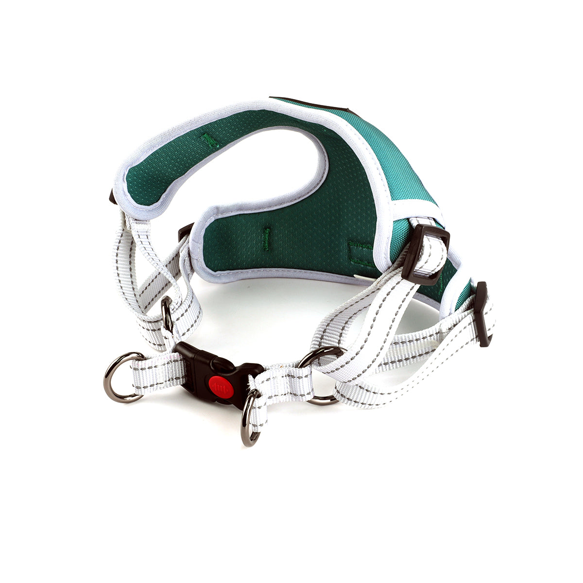 Oxford Cloth Smart Casual Harness - Jungle with White