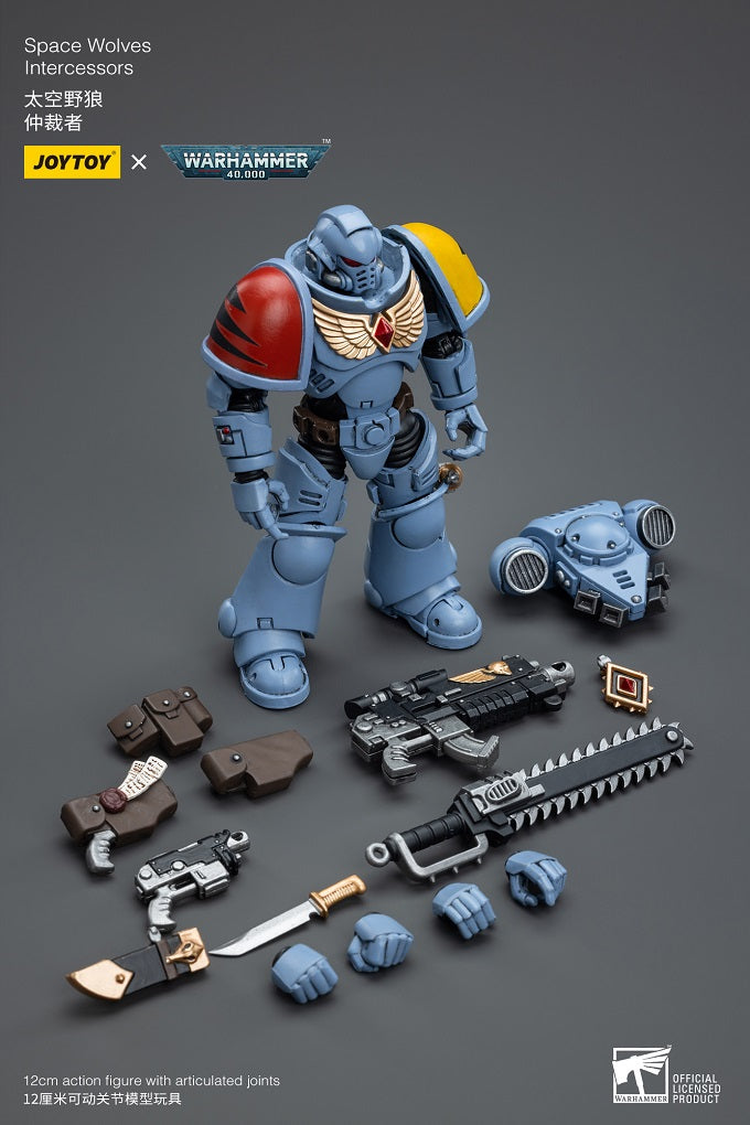 (Re-run) Space Wolves Intercessors - Warhammer 40K Action Figure By JOYTOY