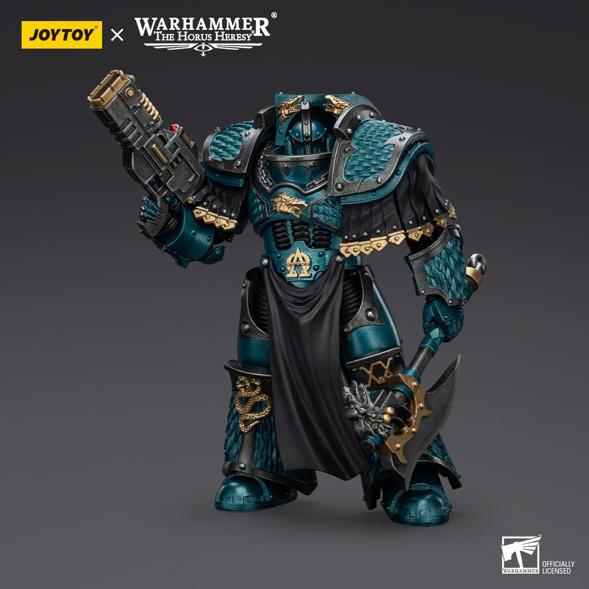 Alpha Legion Praetor and Terminator - Warhammer "The Horus Heresy" 1/18 Action Figure By JOYTOY