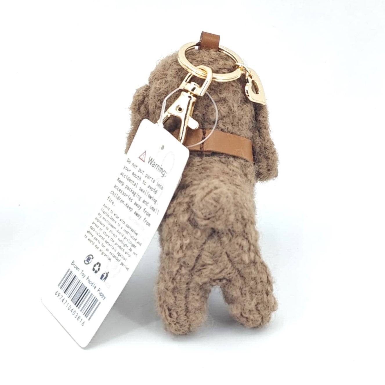 Poodle (Brown) Charm