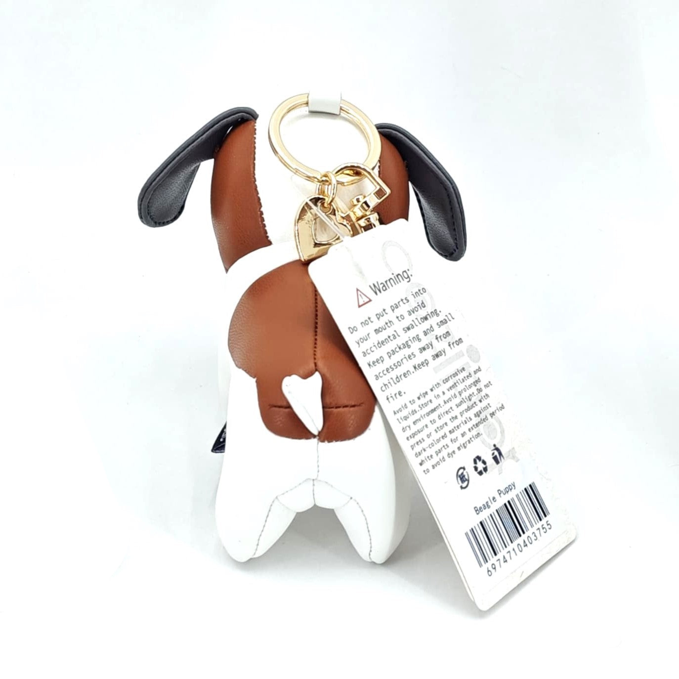 Beagle Leather Charm