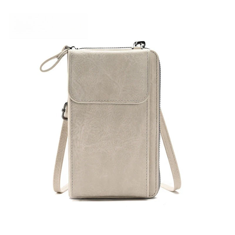 Women's Leather Bag - Multifunctional Mobile Phone Bag
