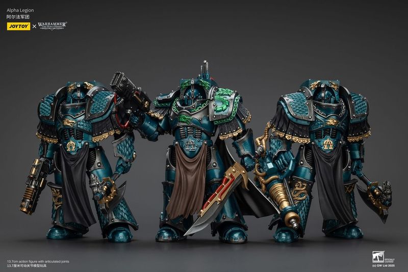 Alpha Legion Praetor and Terminator - Warhammer "The Horus Heresy" 1/18 Action Figure By JOYTOY