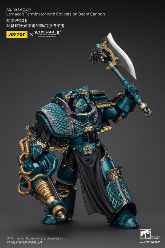Alpha Legion Praetor and Terminator - Warhammer "The Horus Heresy" 1/18 Action Figure By JOYTOY