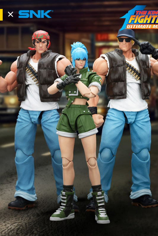 The King of Fighters KOF 98UM Ikari Warriors Team - SNK 1/18 Action Figure By JOYTOY