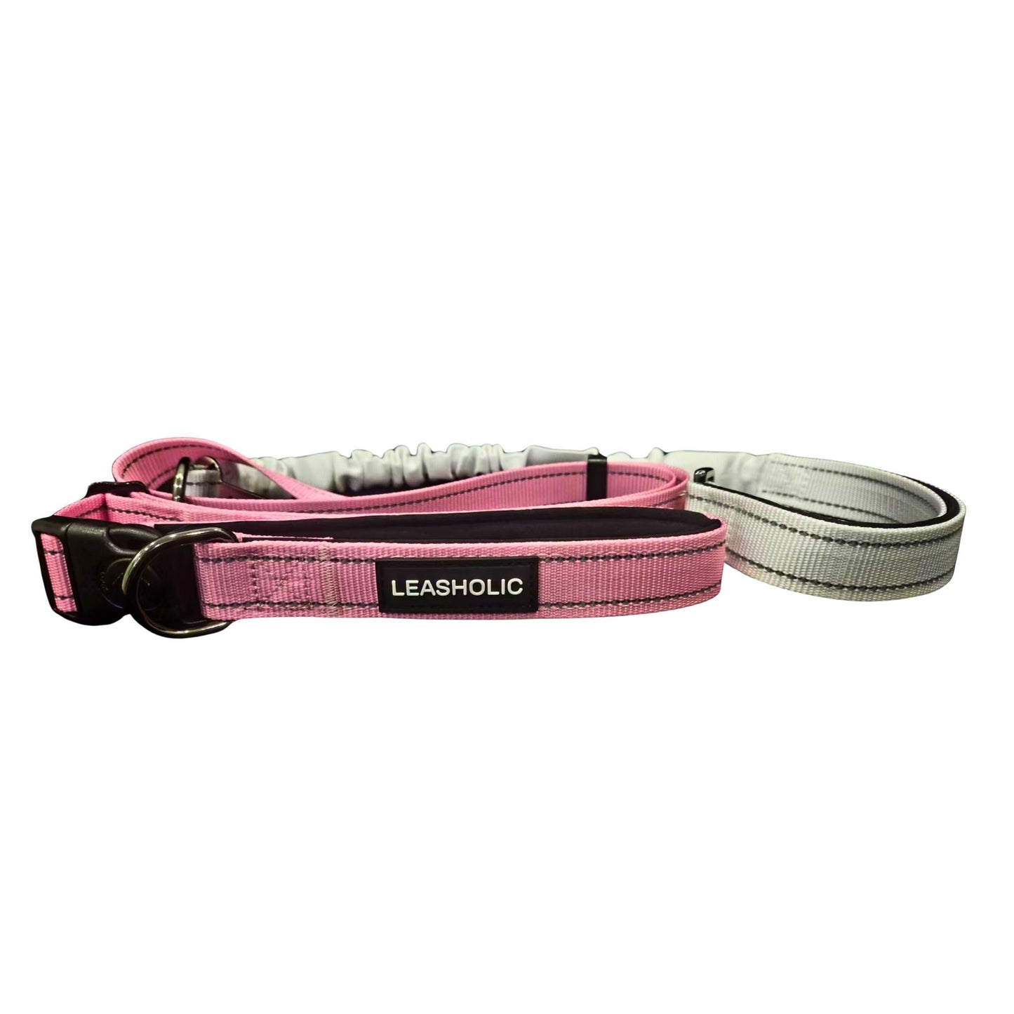 6 in 1 Multi-functional Hands-Free Leash - Pink With Snow