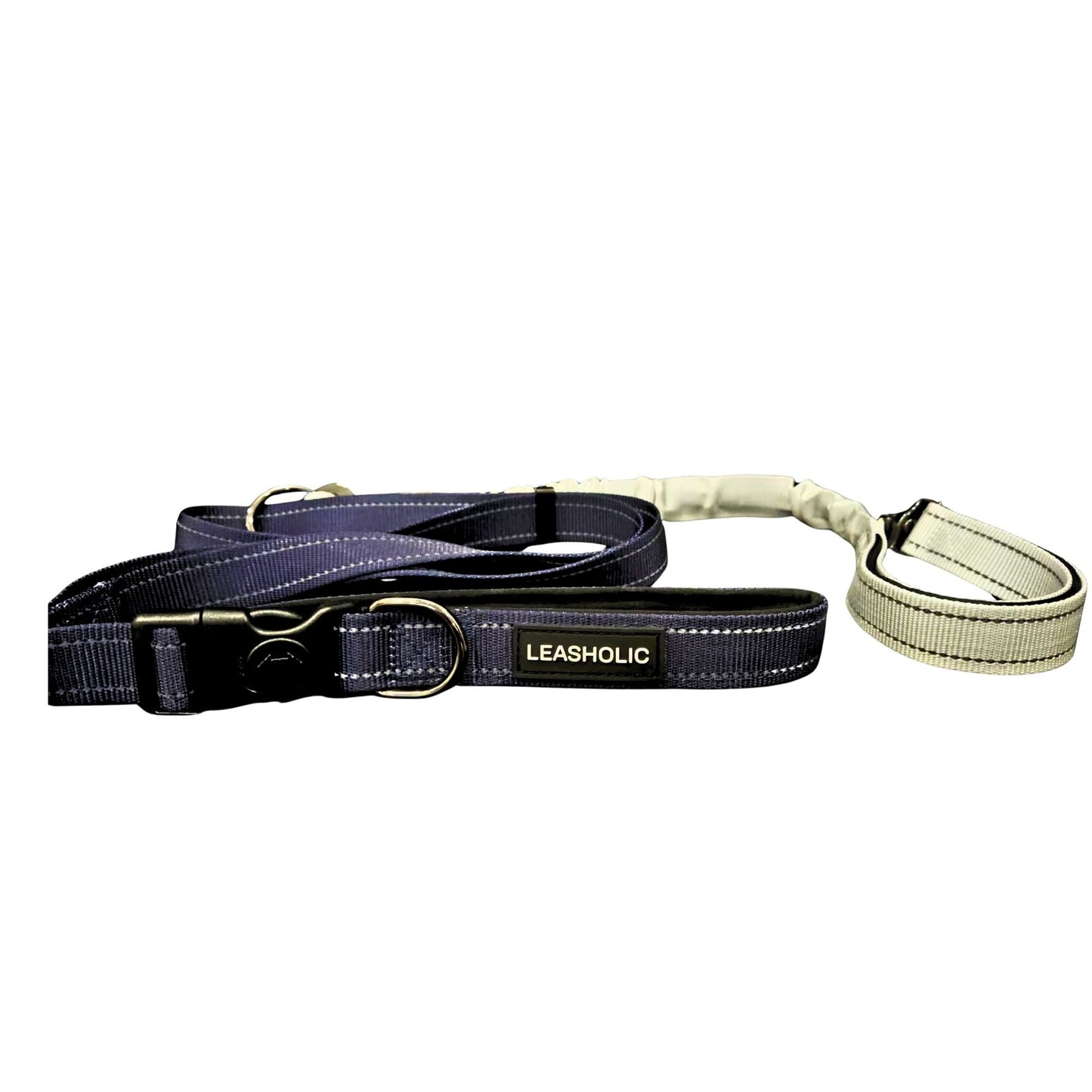 6 in 1 Multi-functional Hands-Free Leash - Navy with White