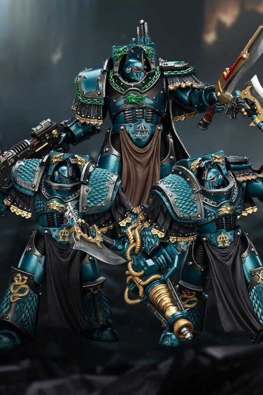 Alpha Legion Praetor and Terminator - Warhammer "The Horus Heresy" 1/18 Action Figure By JOYTOY