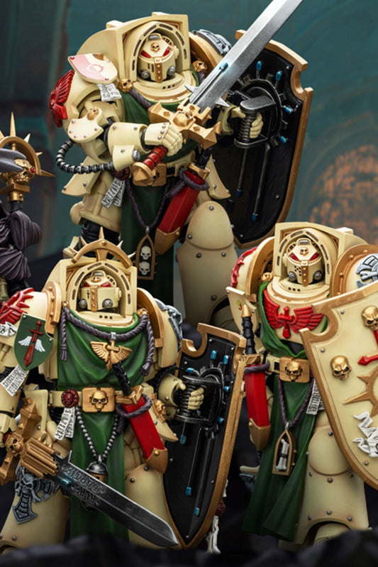 Dark Angels Deathwing Knight Set - "Warhammer 40,000" 1/18 Action Figure By JOYTOY