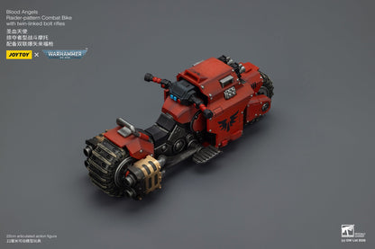 (15 MAR CUTOFF) Raider-pattern Combat Bike with twin-linked bolt rifles-Warhammer 40k 1/18 Action Figure By JOYTOY