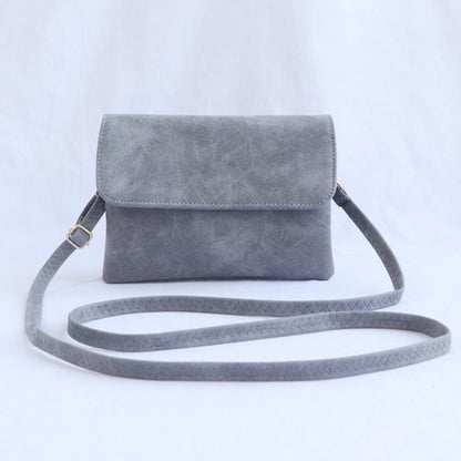 Women's Leather Bag - Shoulder Oblique Span Bag