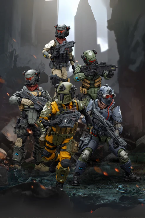 Stellar Scar Assault Team Gravelgold Action Figure by JOYTOY