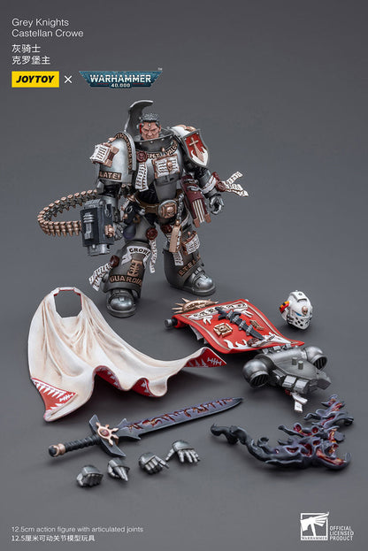 (RE-RUN) Grey Knights Castellan Crowe - Warhammer 40K 1/18 Action Figure By JOYTOY