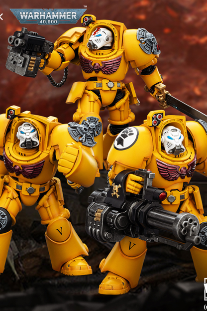 (20 FEB CUTOFF) Imperial Fists Terminator-Warhammer 40k 1/18 Action Figure By JOYTOY