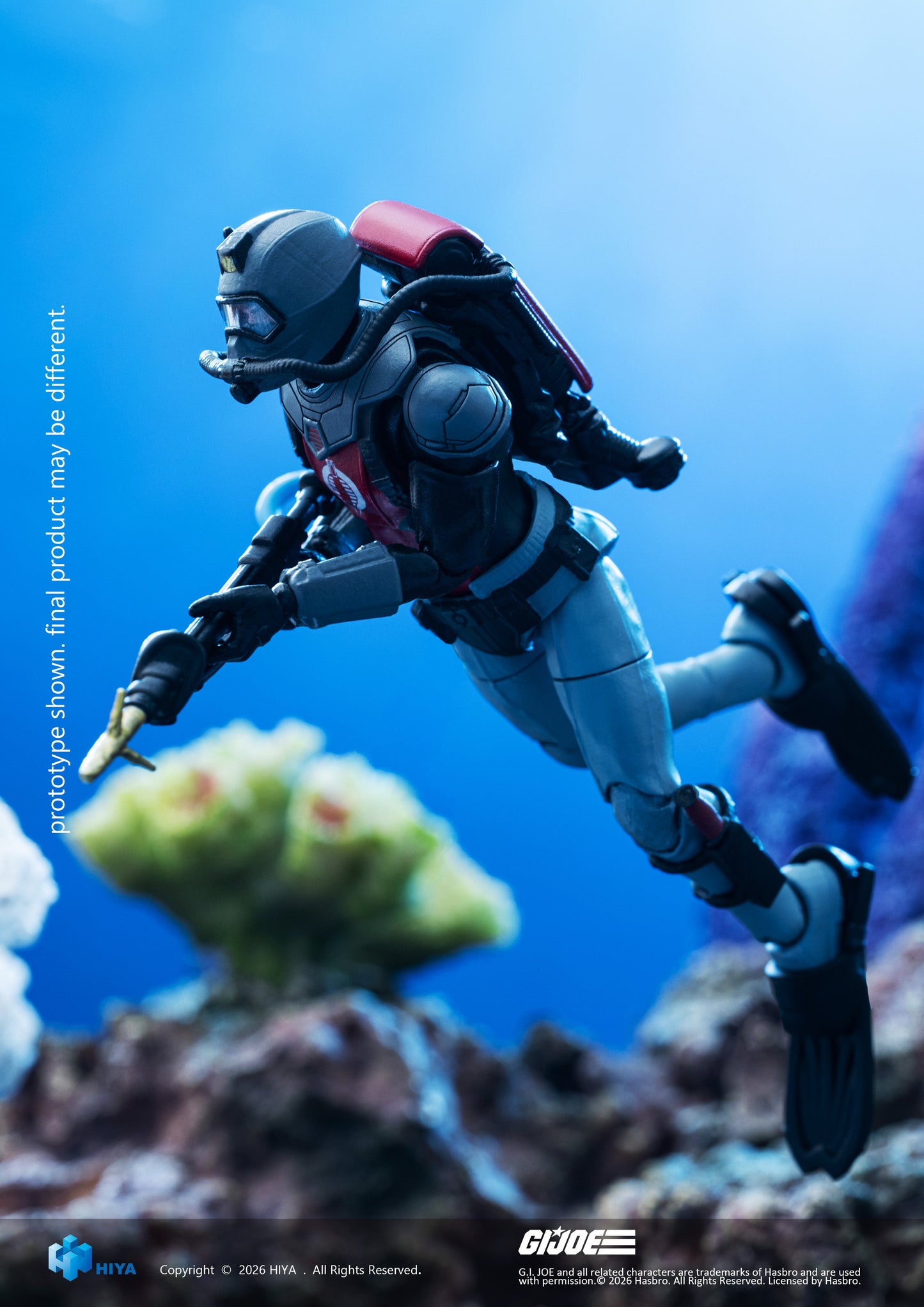 (31 MAR CUTOFF)Cobra Eel - G.I JOE EMG0458 -1/18 Scale Action Figure By HIYA Toys