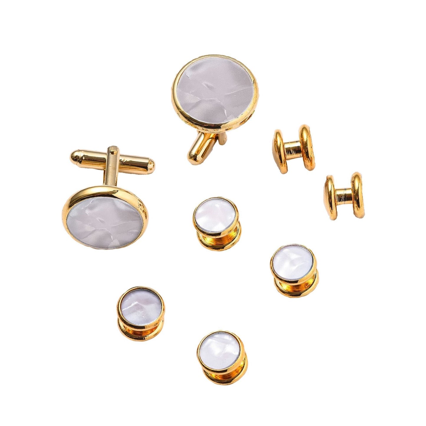 12 Pairs Classic Men's Cufflinks