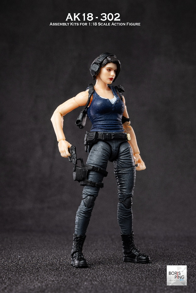 (30/7) BP AK18 Series Wave 3 - JENNA VALEN - 1/18 Action Figure By Boris Ping