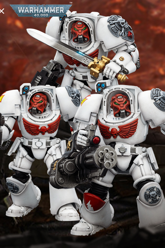 (20 FEB CUTOFF) White Scars Terminator -Warhammer 40k 1/18 Action Figure By JOYTOY