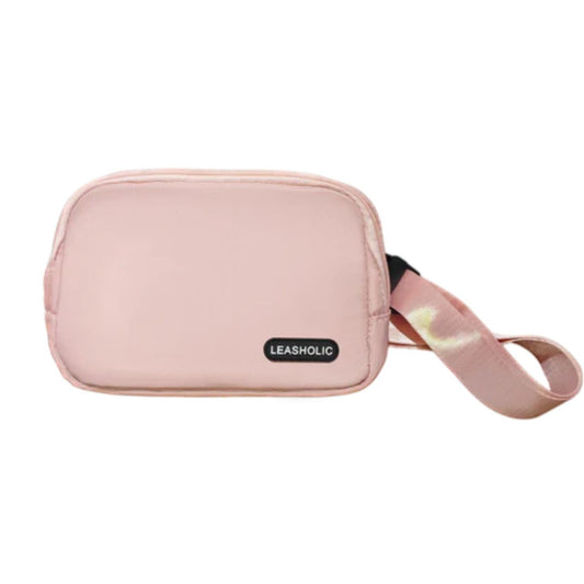 Dog Walking Bag (waist & crossbody) (Pink)