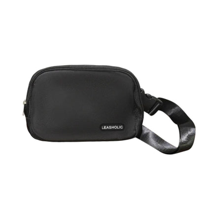 Dog Walking Bag (waist & crossbody) (Black)