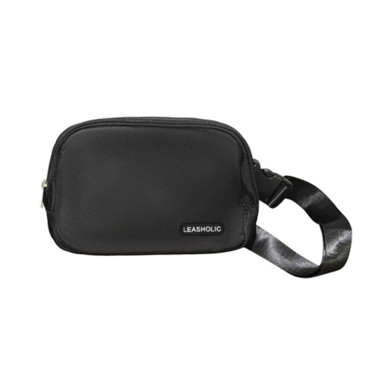 Dog Walking Bag (waist & crossbody) (Black)