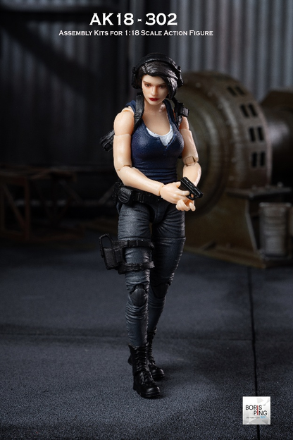 (30/7) BP AK18 Series Wave 3 - JENNA VALEN - 1/18 Action Figure By Boris Ping